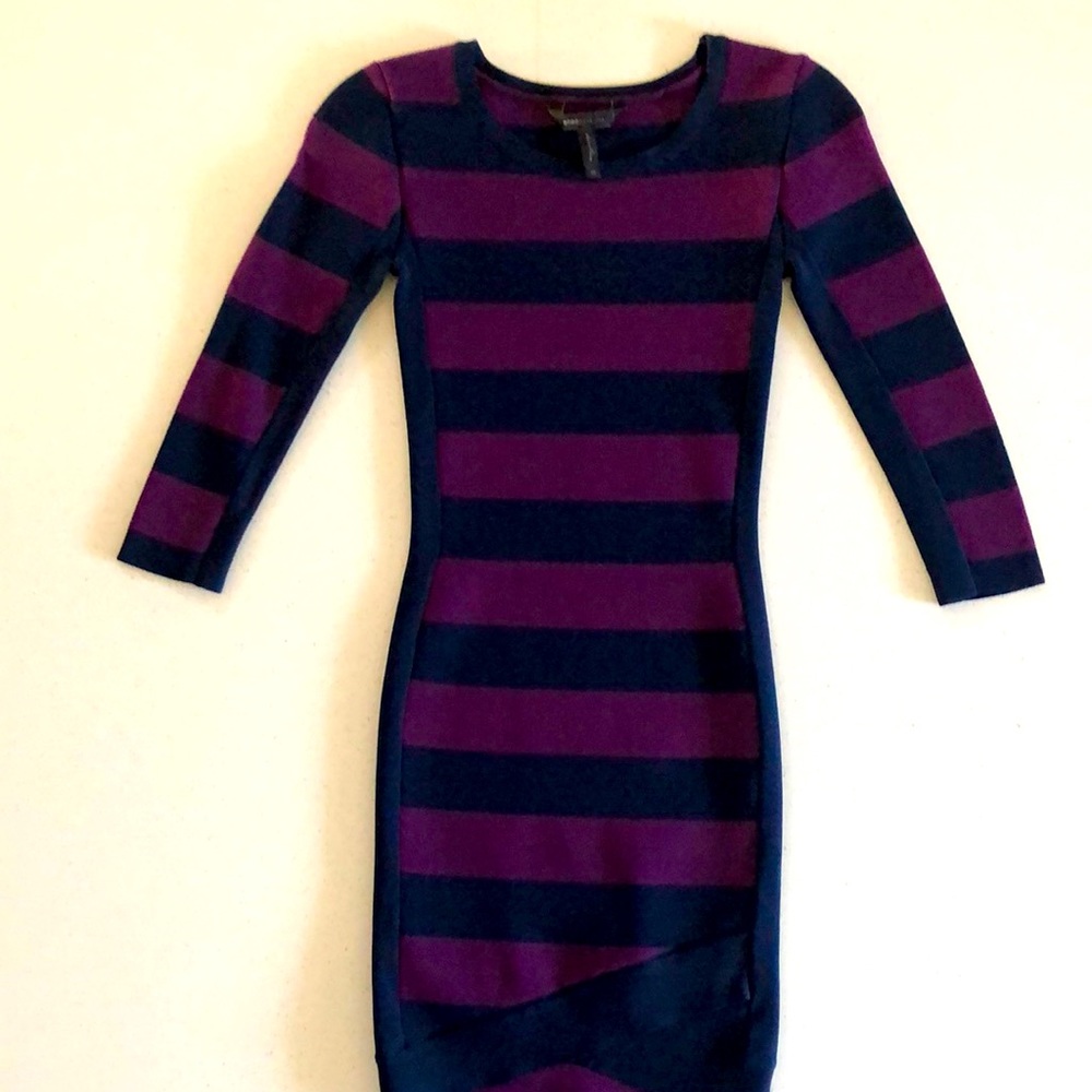 BCBG Maxazria striped dress